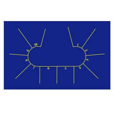    Iwan Simonis 7410 Professional Texas Poker Hold`em Dark Blue -      - "  "