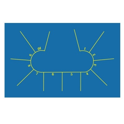    Iwan Simonis 7410 Professional Texas Poker Hold`em Light Blue -      - "  "