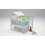Игровой комплекс - кровать с сеткой-лазом Савушка Baby 1 СБ-01