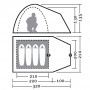 Палатка туристическая Greenell Дом 4 V2