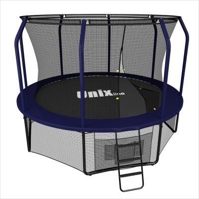 Каркасный батут UNIX line Supreme 8 ft blue - купить по специальной цене в интернет-магазине "Уют в доме"