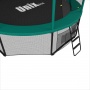 Батут с сеткой и лестницей UNIX line Supreme 8 ft green