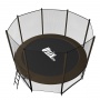 Батут с сеткой и лестницей UNIX line Black&Brown 8 ft outside