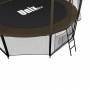 Батут с сеткой и лестницей UNIX line Black&Brown 8 ft outside