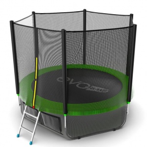 Каркасный батут Evo Jump External 8ft Lower net Green