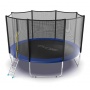 Батут с внешней сеткой и лестницей Evo Jump External 12ft Blue