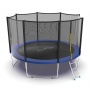Батут с внешней сеткой и лестницей Evo Jump External 12ft Blue