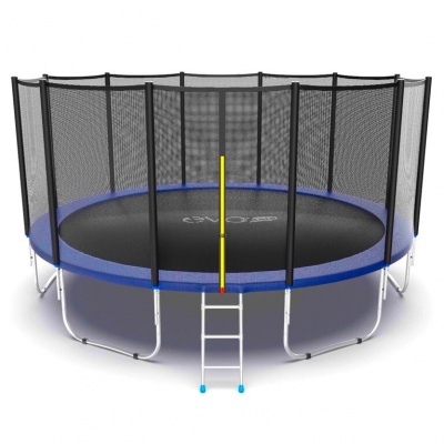 Каркасный батут Evo Jump External 16ft Blue - купить по специальной цене в интернет-магазине "Уют в доме"