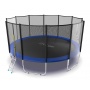 Батут с сеткой и лестницей Evo Jump External 16ft Blue