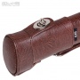 Виниловый тубус с карманами QK-S Musketeer 1x1 коричневый аллигатор