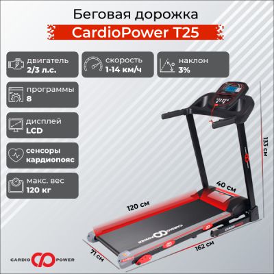     CardioPower T25 -      - "  "