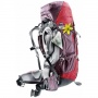    Deuter Aircontact 60+10 SL aubergine-cranberry