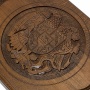 Нарды резные ручной работы Zakaryan wz11929 «Герб Армении»
