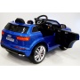 Детский электромобиль Rivertoys Audi Q7 quattro синий глянец