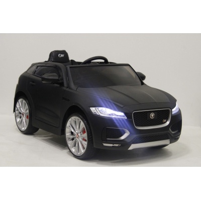 Электромобиль Rivertoys Jaguar F-Pace LS-818 черный матовый - купить по специальной цене в интернет-магазине "Уют в доме"