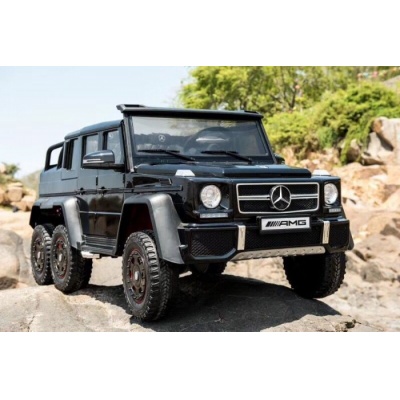 Электромобиль Barty Mercedes-Benz G63-AMG 4WD черный глянец - купить по специальной цене в интернет-магазине "Уют в доме"