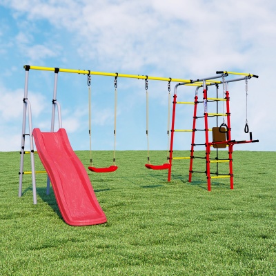 Уличная шведская стенка Romana Богатырь Плюс R.103.12.04 - купить по специальной цене в интернет-магазине "Уют в доме"