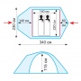 Палатка туристическая Tramp Colibri+ 2 V2