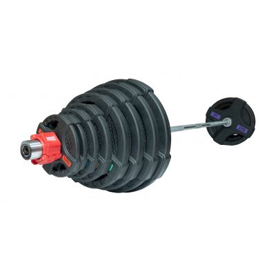 Комплект штанги с блинами Original FitTools 180 кг хромированная - купить по специальной цене в интернет-магазине "Уют в доме"