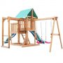Игровая площадка с балконом, рукоходом и двумя горками Babygarden BG-PKG-BG10