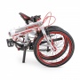 Складной велосипед Langtu K8 бело-красный