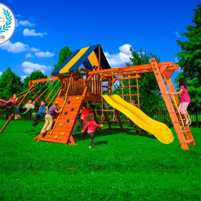 Детский игровой комплекс New Sunrise Зарница с рукоходом Premium - купить по специальной цене в интернет-магазине "Уют в доме"