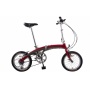 Складной велосипед Langtu KW 018 серебряно-красный