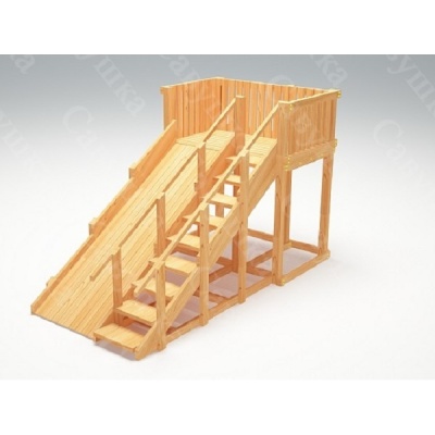 Детская горка Савушка Зима wood-3 СЗw-3 - купить по специальной цене в интернет-магазине "Уют в доме"