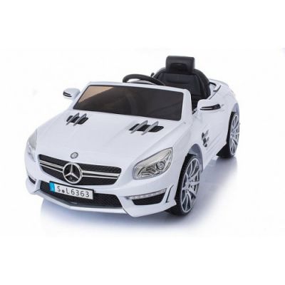 Электромобиль Barty Mercedes-Benz SL63 AMG белый - купить по специальной цене в интернет-магазине "Уют в доме"