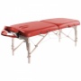 Переносной массажный стол 2-ух секционный складной Vision Juventas II бордо