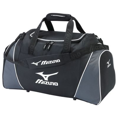 Спортивная сумка Mizuno Team Holdall Medium черно-серая - купить по специальной цене в интернет-магазине "Уют в доме"