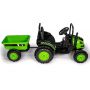 Трактор с прицепом Barty TR001 зеленый