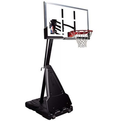 Мобильная баскетбольная стойка Spalding Platinum Рortable Acrylic 60" - купить по специальной цене в интернет-магазине "Уют в доме"