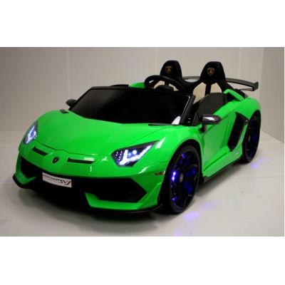 Электромобиль Rivertoys Lamborghini Aventador SVJ A111MP зеленый - купить по специальной цене в интернет-магазине "Уют в доме"