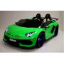 Детский электромобиль Rivertoys Lamborghini Aventador SVJ A111MP зеленый