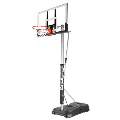 Мобильная баскетбольная стойка Spalding Silver Portable Аcrylic 52" - купить по специальной цене в интернет-магазине "Уют в доме"