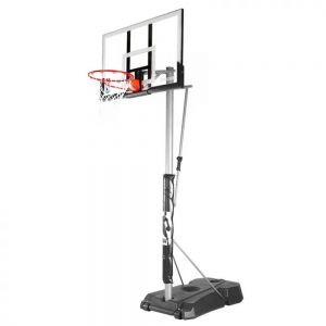 Мобильная баскетбольная стойка Spalding Silver Portable Аcrylic 52