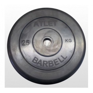 Диск обрезиненный MB Barbell MB-AtletB26-25