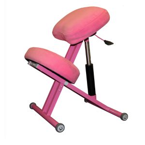 Коленный стул Takasima СК 1-2Г с газлифтом (розовая рама)