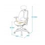 Ортопедическое кресло Falto Inno Health белая рама