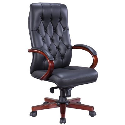 Кресло для руководителя Everprof Monaco Wood экокожа - купить по специальной цене в интернет-магазине "Уют в доме"