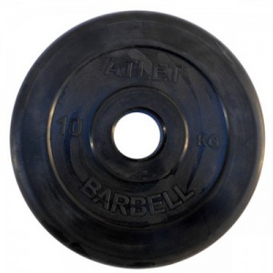 Диск обрезиненный MB Barbell MB-AtletB51-10
