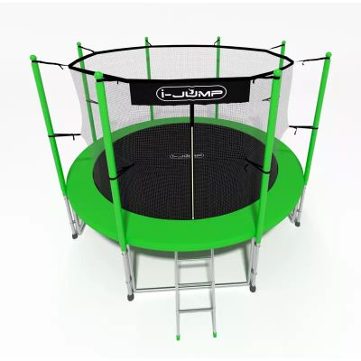 Каркасный батут i-Jump Classic Light 14ft green - купить по специальной цене в интернет-магазине "Уют в доме"