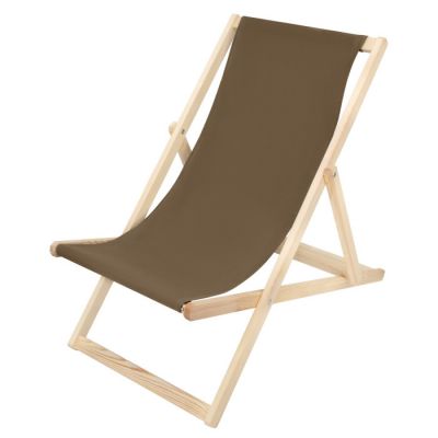 Шезлонг KETT-UP PICNIC ECO коричневый - купить по специальной цене в интернет-магазине "Уют в доме"