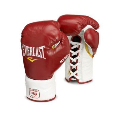 Боксерские перчатки Everlast MX Pro Fight 10oz красные - купить по специальной цене в интернет-магазине "Уют в доме"