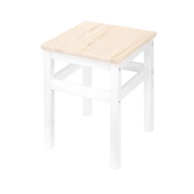 Табурет KETT-UP Eco Oddvar белый/натуральный - купить по специальной цене в интернет-магазине "Уют в доме"