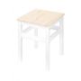 Табурет деревянный KETT-UP Eco Oddvar белый/натуральный