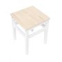 Табурет деревянный KETT-UP Eco Oddvar белый/натуральный