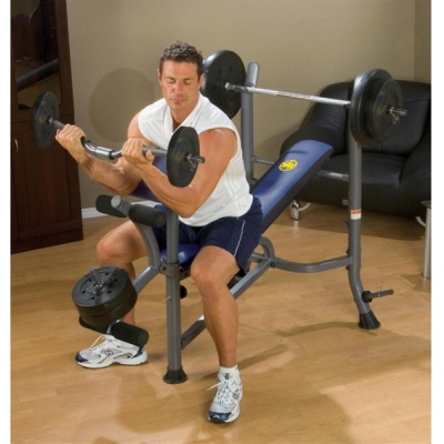 Скамья со стойками для жима Marcy STANDARD BARBELL BENCH BE1000 - купить по специальной цене в интернет-магазине "Уют в доме"