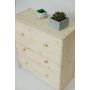 Комод деревянный 3 ящика KETT-UP Eсо Rаst KU346